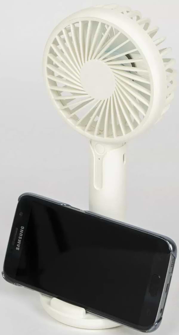 Фото - Вентилятор портативний Bo-camp Portable Fan With Holder White (8520952)