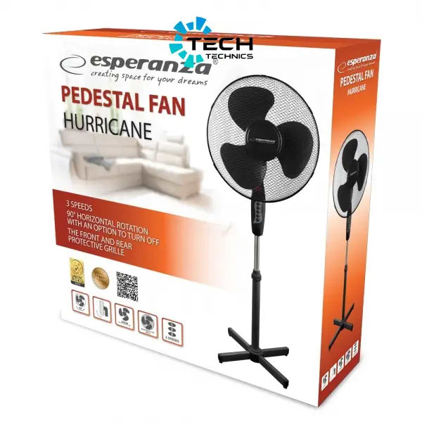 Фото - Вентилятор підлоговий Esperanza EHF001KK Black