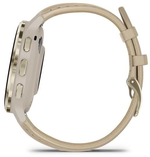 Фото - Смарт-годинник Garmin Venu 3S Fr. Gray + Soft Gold (010-02785-55)