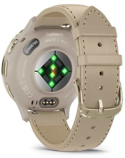 Фото - Смарт-годинник Garmin Venu 3S Fr. Gray + Soft Gold (010-02785-55)
