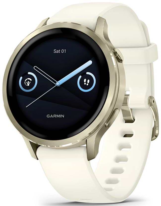 Купити Смарт-годинник Garmin Venu 4 (41mm),  Beige w/ Lunar Gold + Bone (010-03013-00) - Фото 1 Смарт-годинник Garmin Venu 4 (41mm),  Beige w/ Lunar Gold + Bone (010-03013-00) - Фото 1