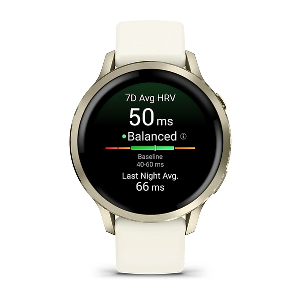 Фото - Смарт-часы Garmin Venu 4 (41mm),  Beige w/ Lunar Gold + Bone (010-03013-00)