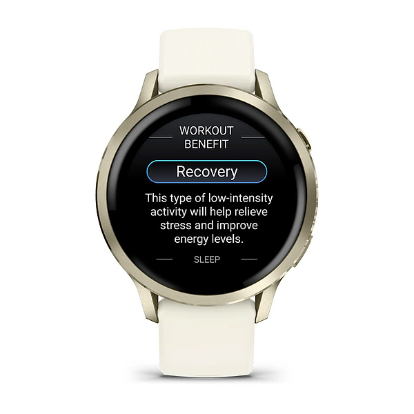 Фото - Смарт-часы Garmin Venu 4 (41mm),  Beige w/ Lunar Gold + Bone (010-03013-00)