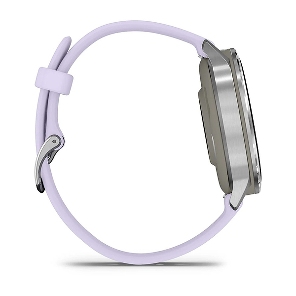 Фото - Смарт-часы Garmin Venu 4 (41mm), Gray w/ Silver + Periwinkle (010-03013-01)