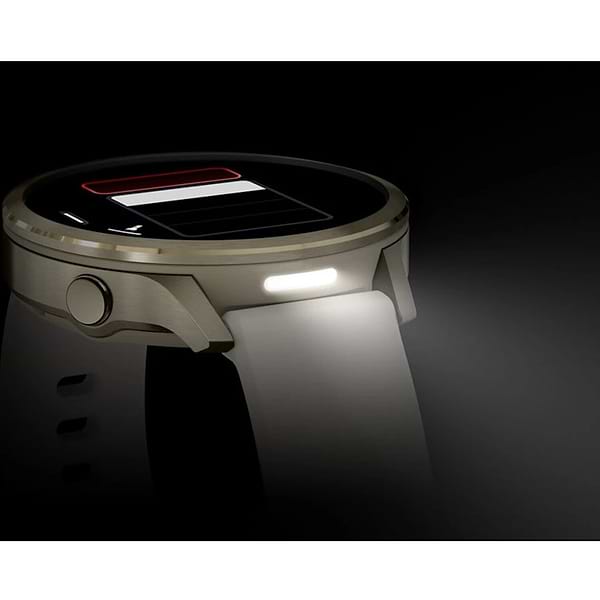 Фото - Смарт-часы Garmin Venu 4 (41mm), Beige w/ Lunar Gold + Leather (010-03013-03)