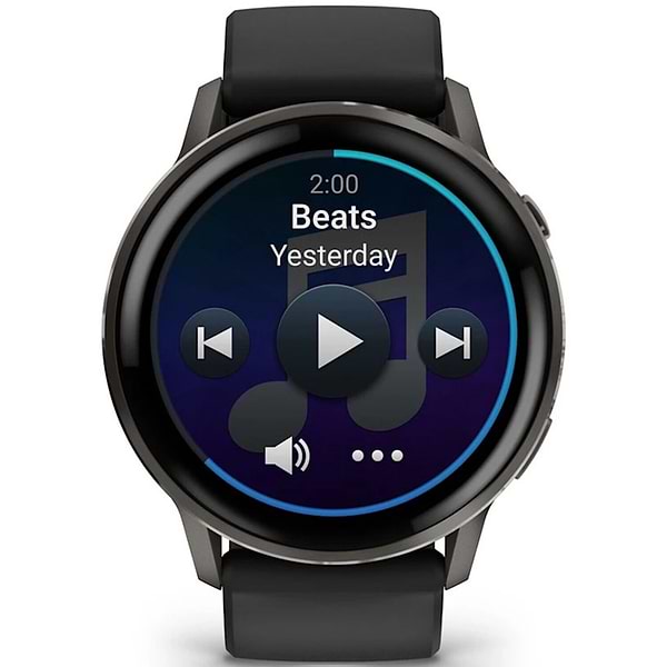 Фото - Смарт-годинник Garmin Venu 4 (45mm), Black w/ Slate + Black (010-03014-00)