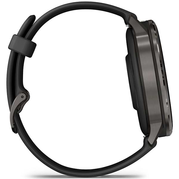 Фото - Смарт-годинник Garmin Venu 4 (45mm), Black w/ Slate + Black (010-03014-00)