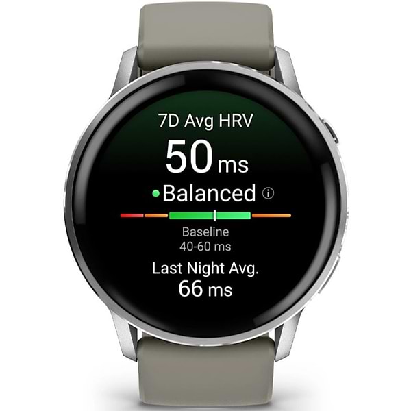 Фото - Смарт-годинник Garmin Venu 4 (45mm), Black w/ Silver + Gray (010-03014-01)