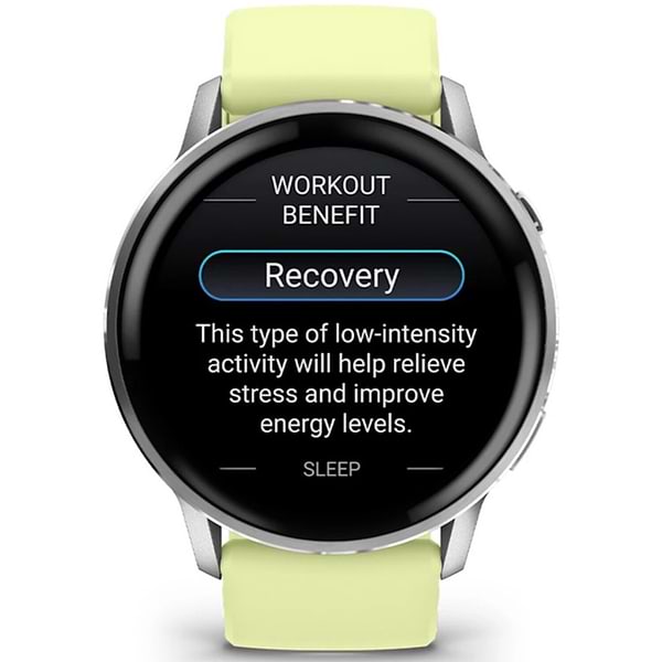 Фото - Смарт-годинник Garmin Venu 4 (45mm), Gray w/ Silver + Citron (010-03014-02)