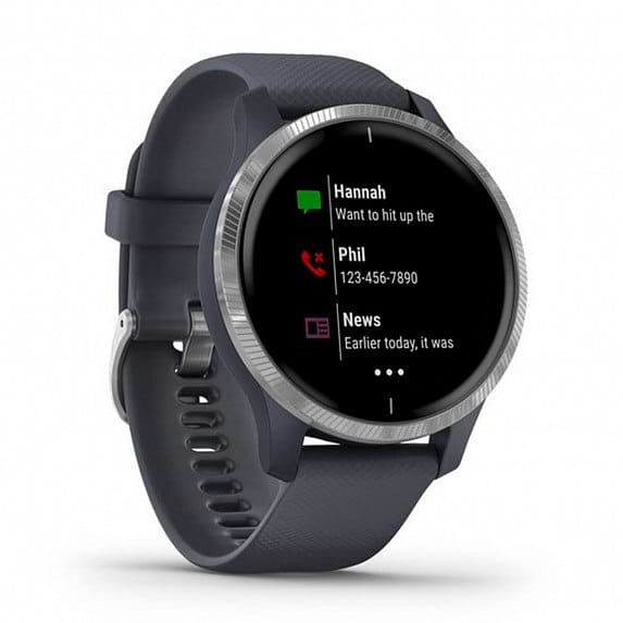 Фото - Смарт-часы Garmin VENU Blue Granite/Silver (010-02173-03)