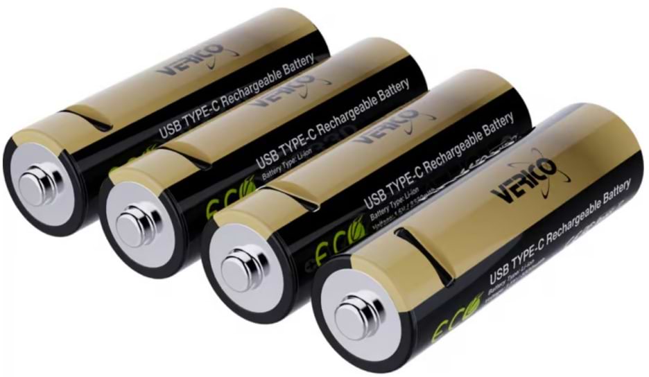 Аккумулятор тип AA Verico Loop Energy PRO AA USB Type-C 4 шт. (00-00064919)