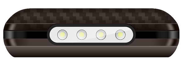 Фото - Мобільний телефон Verico Carbon M242 Brown