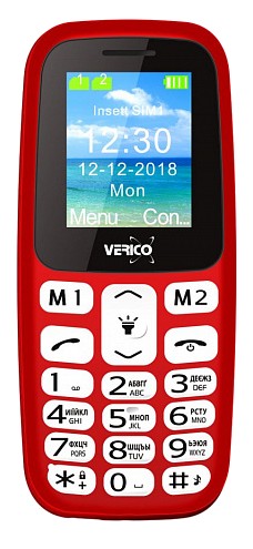 Мобильный телефон Verico Classic A183 Red - Фото 1