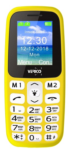 Мобильный телефон Verico Classic A183 Yellow - Фото 1