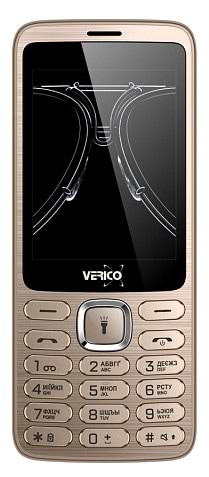 Мобильный телефон Verico Classic C285 Gold - Фото 1