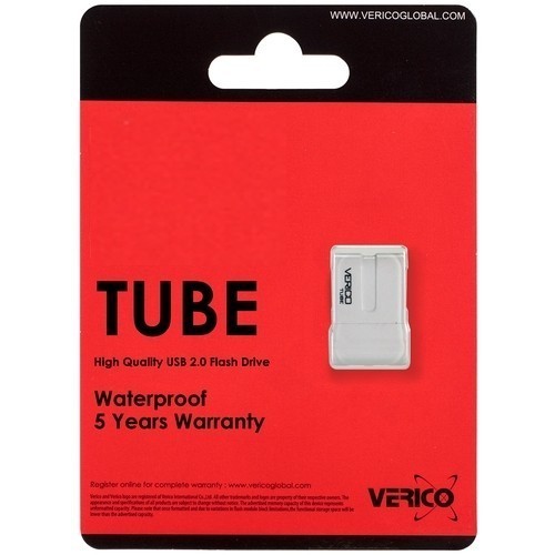 Фото - Флеш USB Verico Tube 4Gb White (1UDOV-P8WE43-NN)