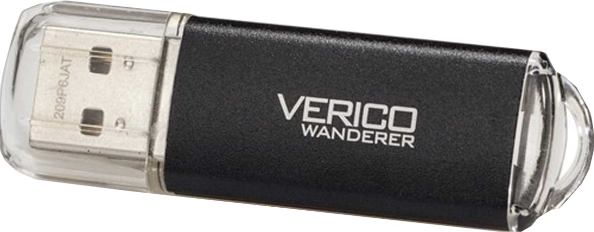 Флеш USB Verico Wanderer 4 GB Black (1UDOV-M4BK43-NN)