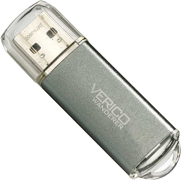 Фото - Флеш USB Verico Wanderer 4 GB Gray (1UDOV-M4GY43-NN)