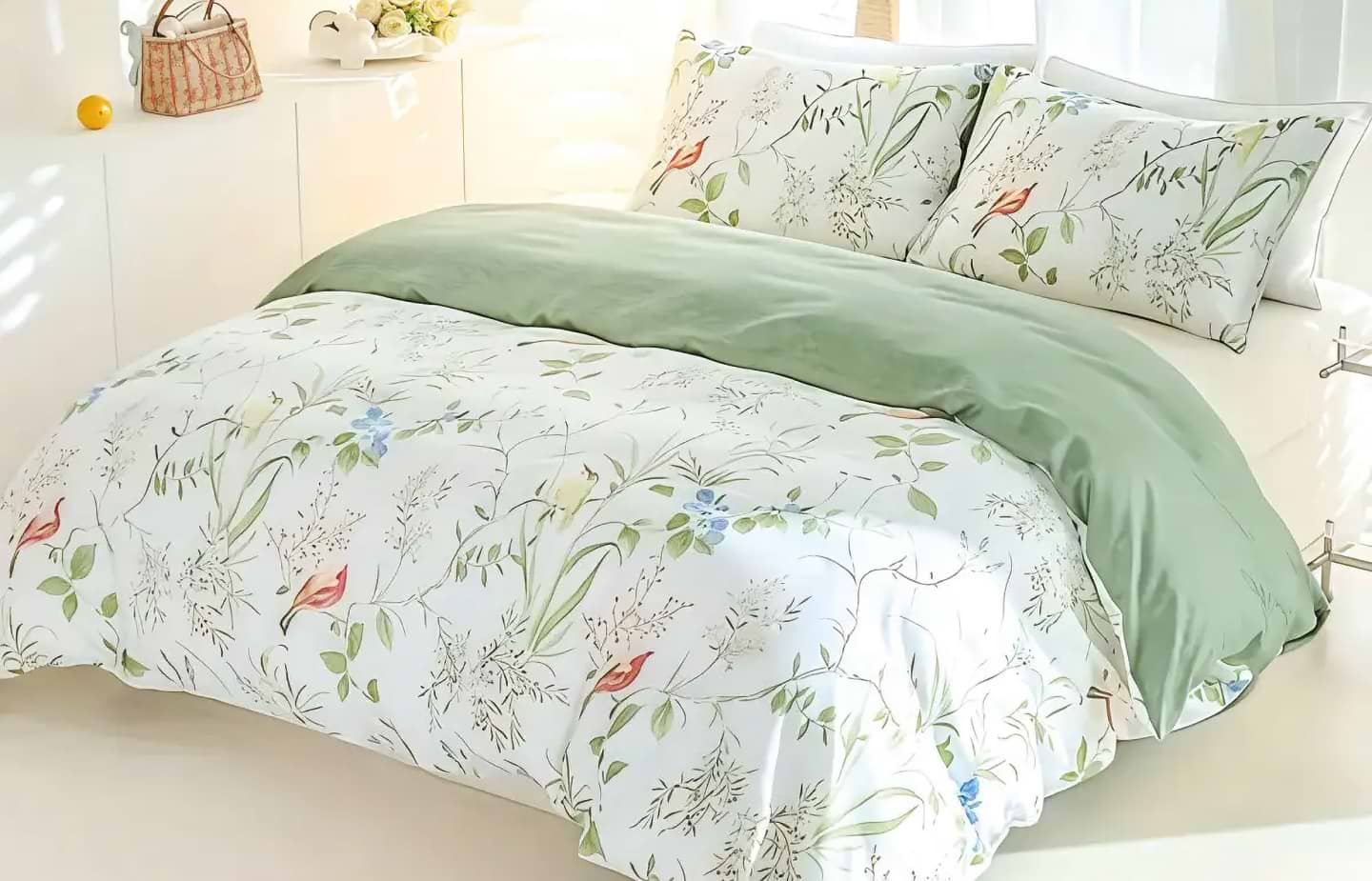 Комплект постельного белья Versailles Зеленая Сказка Сатин (VS-BS1.5-110)