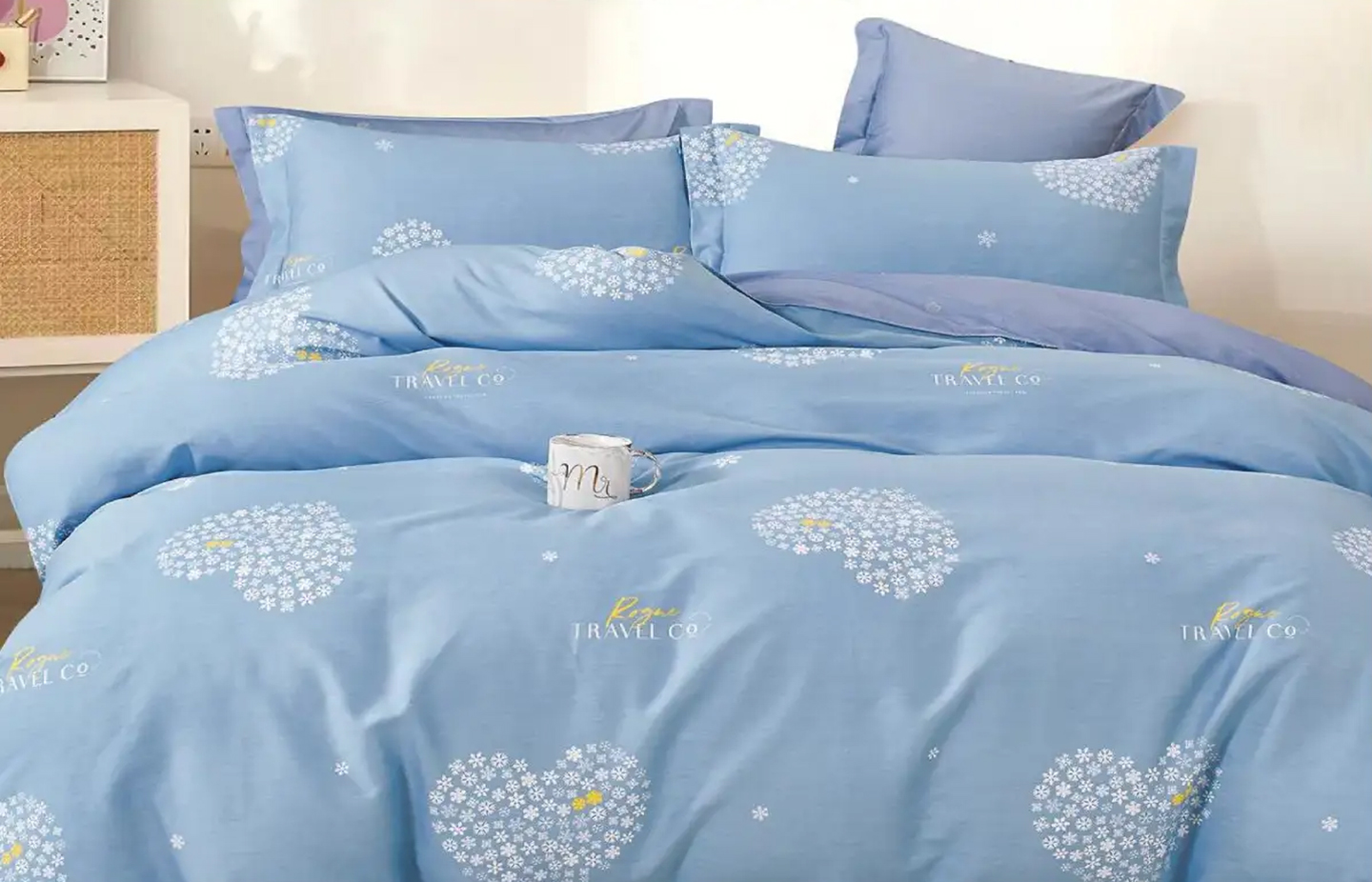 Комплект постільної білизни Versailles Небесна Любов Сатин (VS-BS2.5-113)