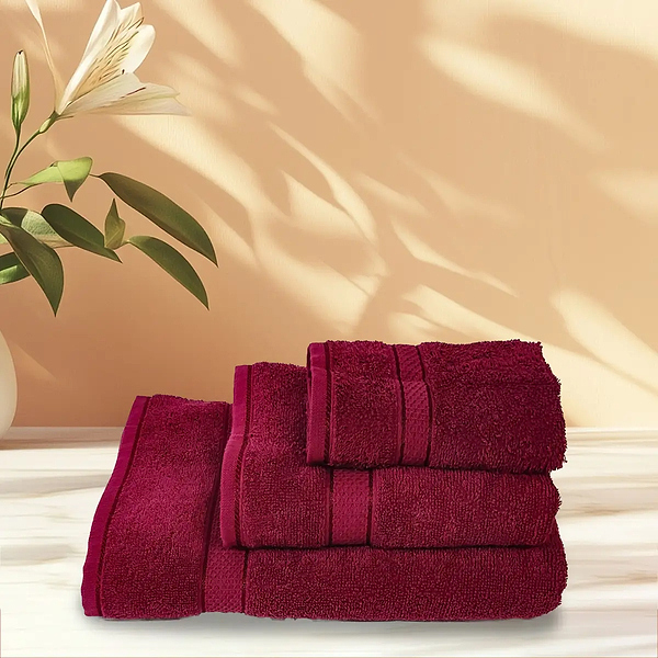 Фото - Полотенце банное Versailles 70х140 см 100% хлопок Марсала (VS-T110-7014)