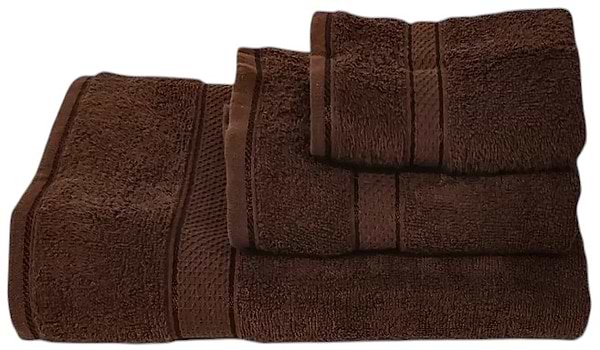 Фото - Рушник для обличчя Versailles 50х90 см Шоколад (VS-T112-5090)