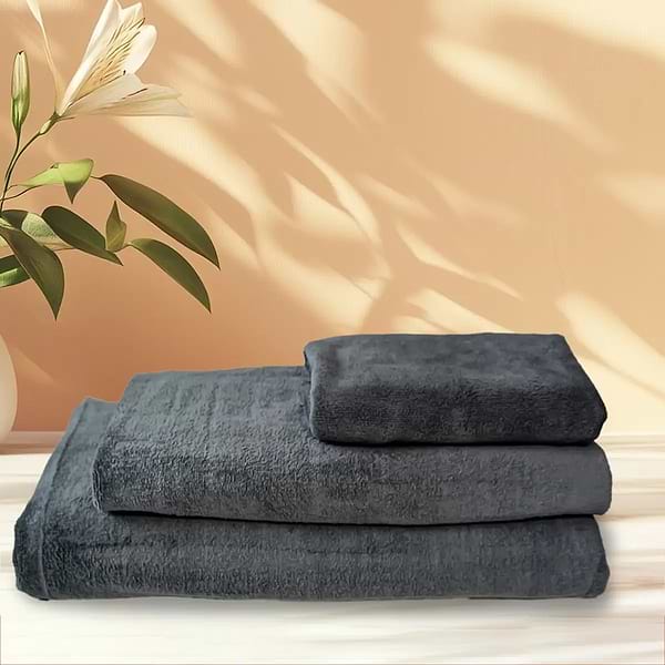 Фото - Рушник для обличчя Versailles 50х90 см Сірий (VS-T33-5090)