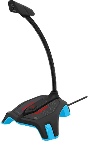Микрофон для компьютера проводной Vertux Streamer-2.Blue - Фото 1