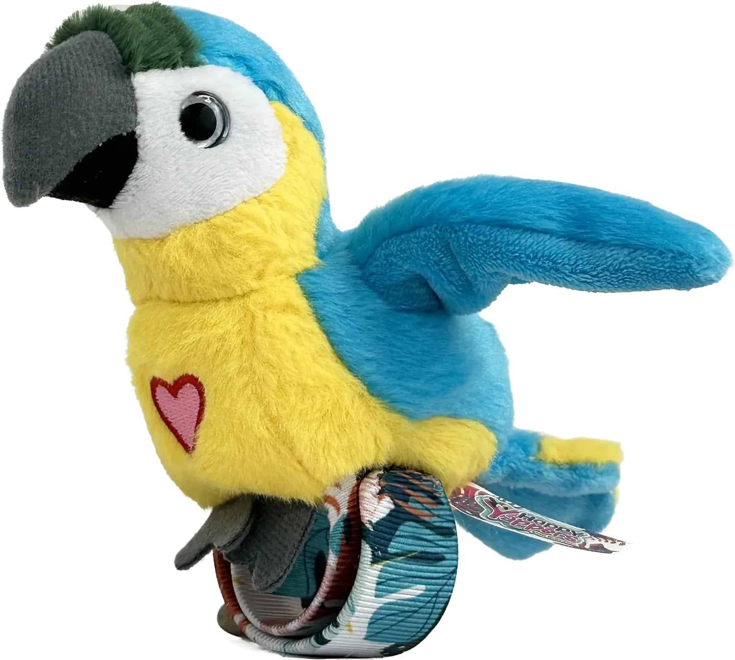 Інтерактивна іграшка Happy Yappers Веселі базікали Ара синє-жовтий (9593) - Фото 1