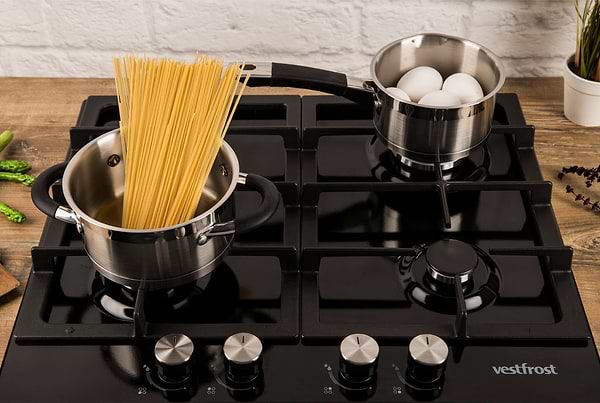 Фото - Духова шафа + варильна поверхня газова Vestfrost BOV67BE + GBHV38C