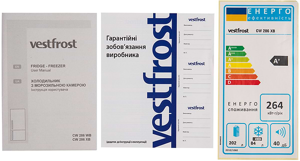 Фото - Холодильник Vestfrost CW 286 XB
