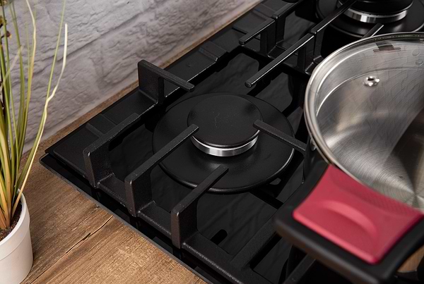 Фото - Уценка - Духовой шкаф + варочная панель газовая Vestfrost OBG869TDT + GOGHV192