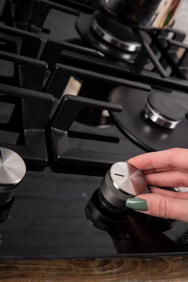 Фото - Уценка - Духовой шкаф + варочная панель газовая Vestfrost OBG869TDT + GOGHV192