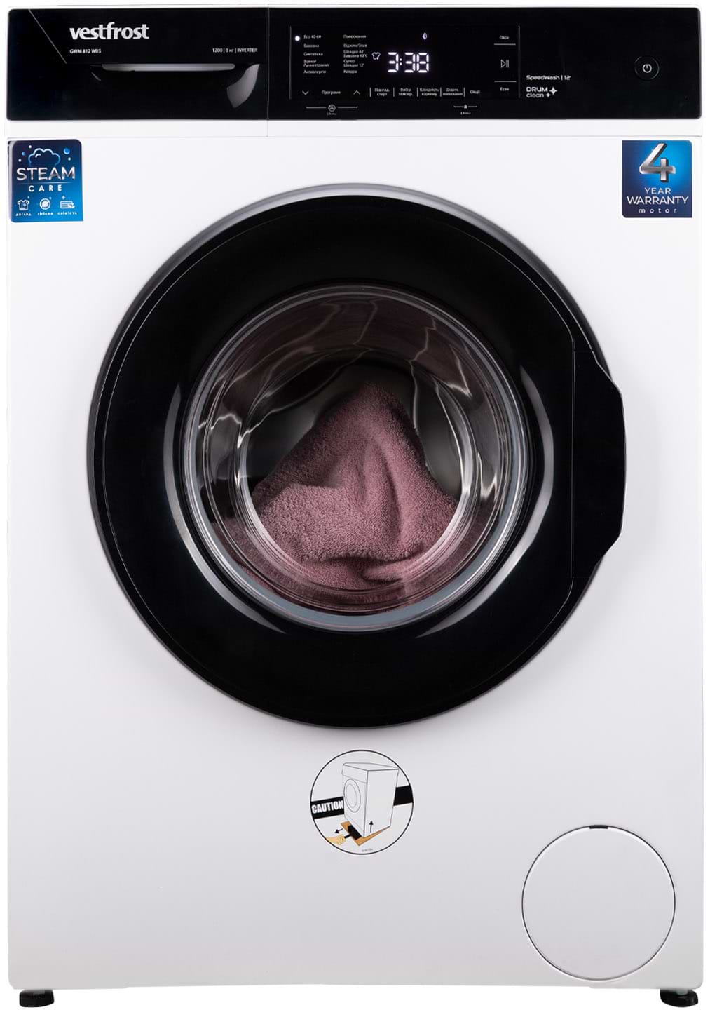Стиральная машина Vestfrost GWM812WBS - Фото 1