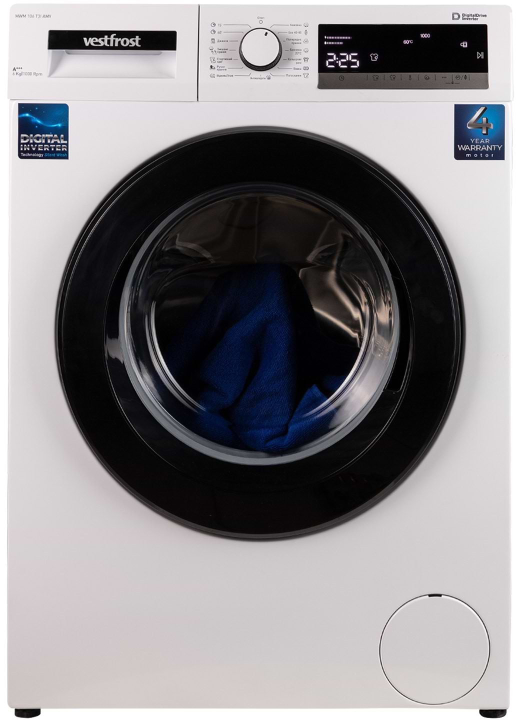Стиральная машина Vestfrost MWM106T3IAMY - Фото 1