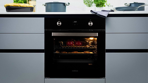 Фото - Уценка - Духовой шкаф + варочная панель газовая Vestfrost OBG869TDT + GOGHV192