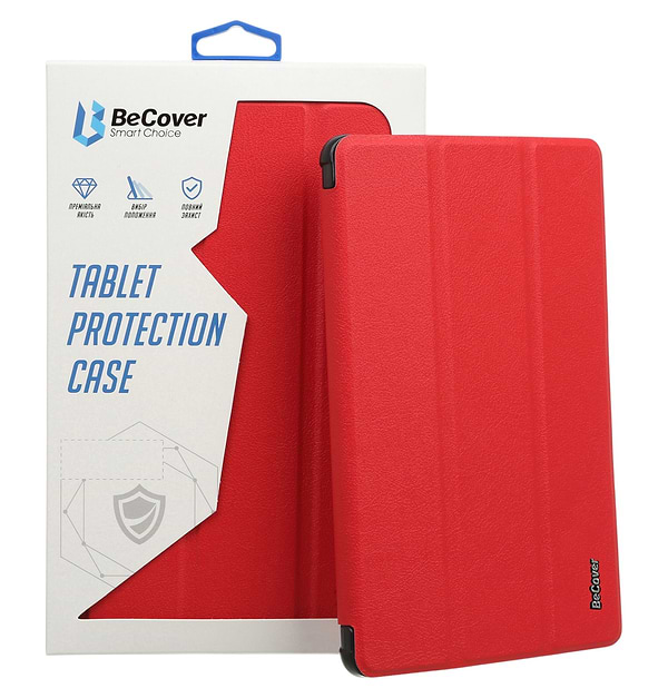 Фото - Чохол для планшета BeCover Smart Case for Samsung Galaxy Tab S9 (SM-X710/SM-X716)/S9 FE (SM-X510/SM-X516B) 11.0'' Red (710412)