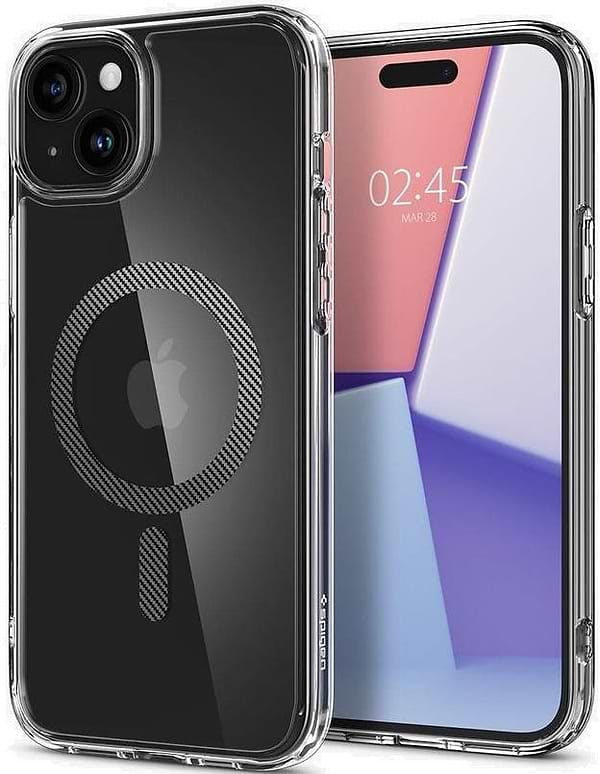 Фото - Чехол для смартфона Spigen for Apple iPhone 15 Plus Ultra Hybrid MagFit, Carbon Fiber (ACS06663)