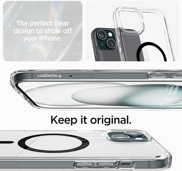 Фото - Чехол для смартфона Spigen for Apple iPhone 15 Plus Ultra Hybrid MagFit, Carbon Fiber (ACS06663)