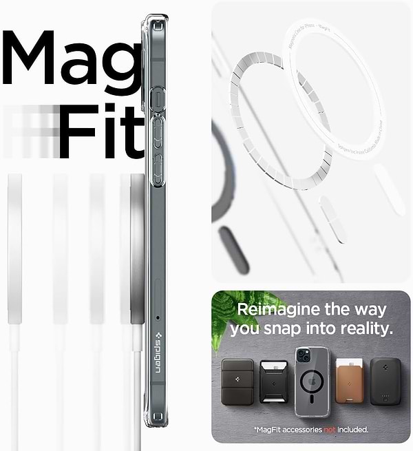 Фото - Чехол для смартфона Spigen for Apple iPhone 15 Plus Ultra Hybrid MagFit, Carbon Fiber (ACS06663)