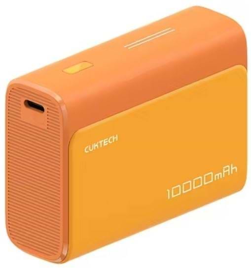 Батарея мобильная CUKTECH PB100 10000 mAh 30W 1C1A Orange - Фото 1