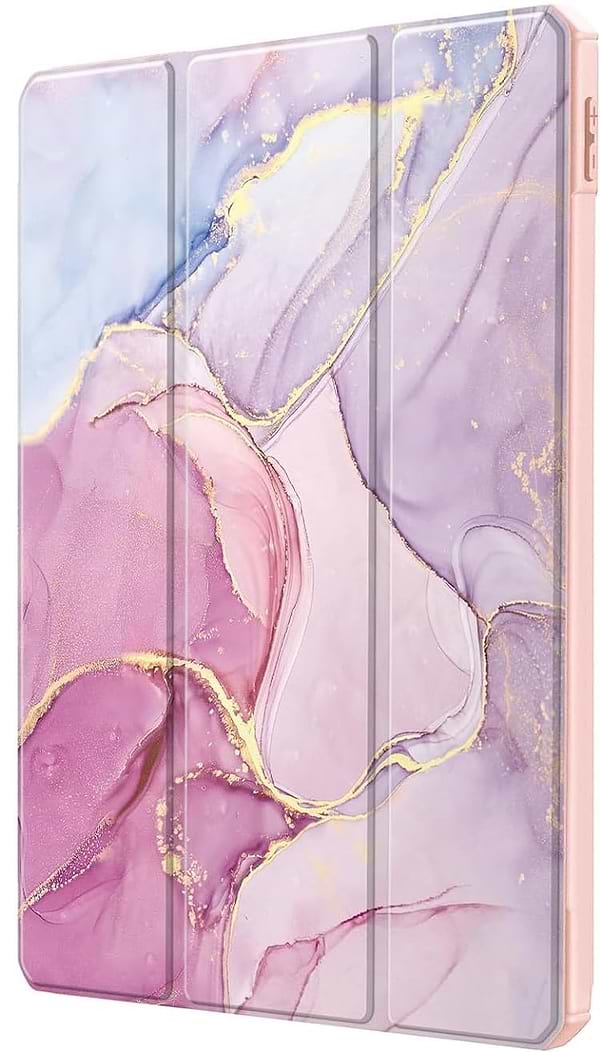 Фото - Чохол для планшета BeCover Soft Edge TPU з кріпленням для стілусу for Xiaomi Redmi Pad SE 8.7'' Pink Marble (712576)
