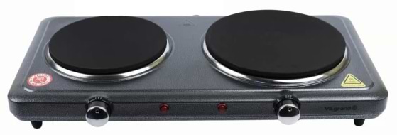 Плита електрична настільна ViLgrand VHP182F Gray