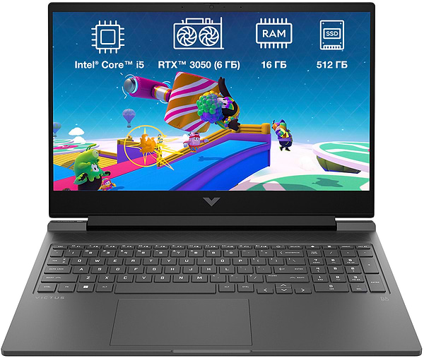 Фото - Ноутбук игровой HP Victus 16-r0018ua (BF1L8EA) Mica Silver