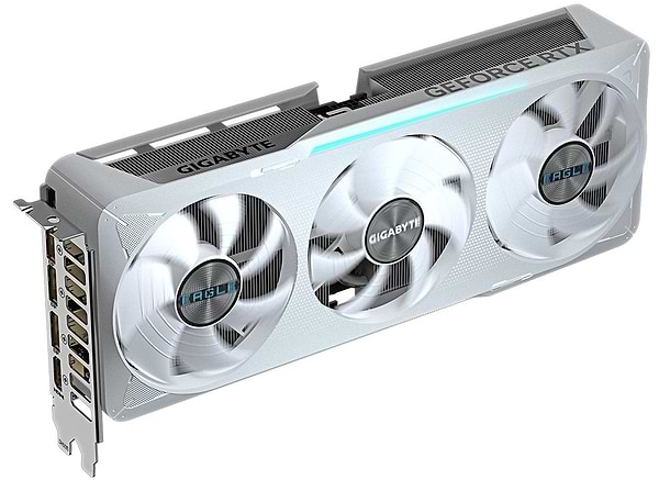 Фото - Відеокарта Gigabyte GeForce RTX 5070 EAGLE OC ICE SFF 12G (GV-N5070EAGLEOC ICE-12GD)