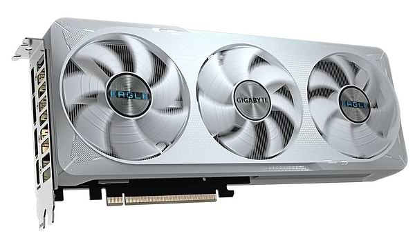 Фото - Відеокарта Gigabyte GeForce RTX 5070 EAGLE OC ICE SFF 12G (GV-N5070EAGLEOC ICE-12GD)