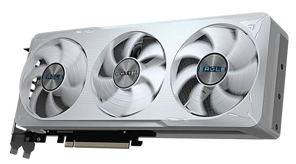 Фото - Відеокарта Gigabyte GeForce RTX 5070 EAGLE OC ICE SFF 12G (GV-N5070EAGLEOC ICE-12GD)