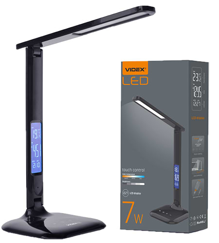 Настільна лампа Videx VL-TF05B 7W 3000-5500K 220V (25945) - Фото 1