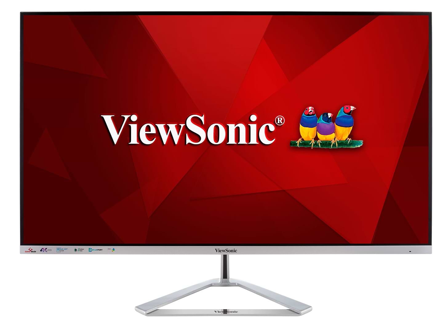 Монитор Viewsonic VX3276-4K-MHD Silver - Фото 1