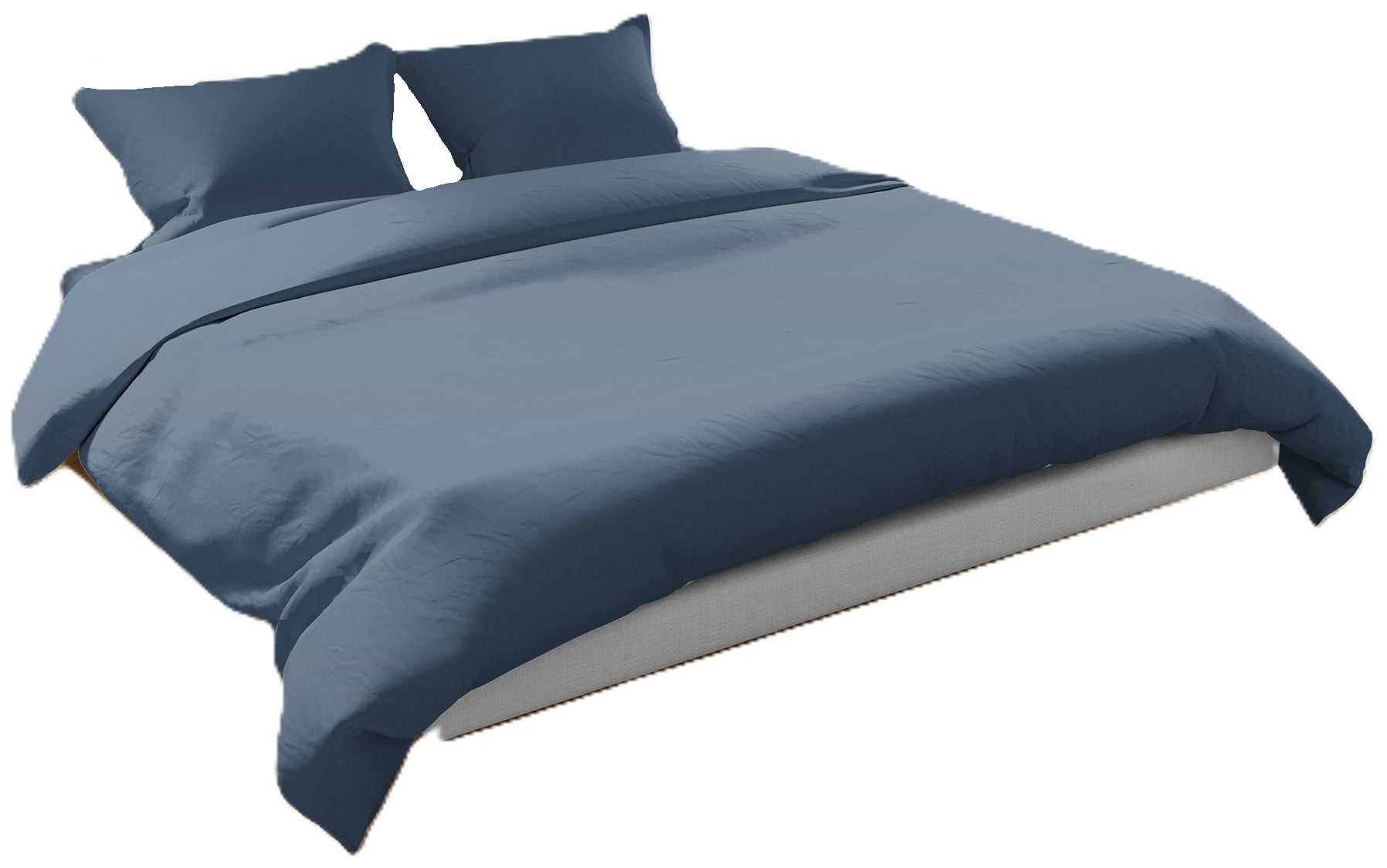 Комплект постельного белья Home Line 160x220 см сатин СИНИЙ (182755)